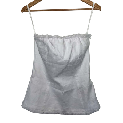 BNWT  DISSH  Size 10   White Strapless 