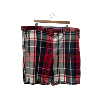 Tommy Hilfiger Mens  Shorts Size XXXXXXL/48/122  Navy Blue / Red / Striped 