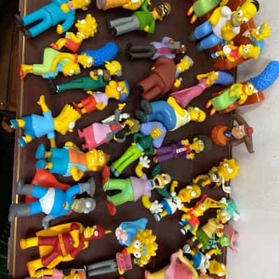 The Simpsons Character Hard Plastic Figurines X 38