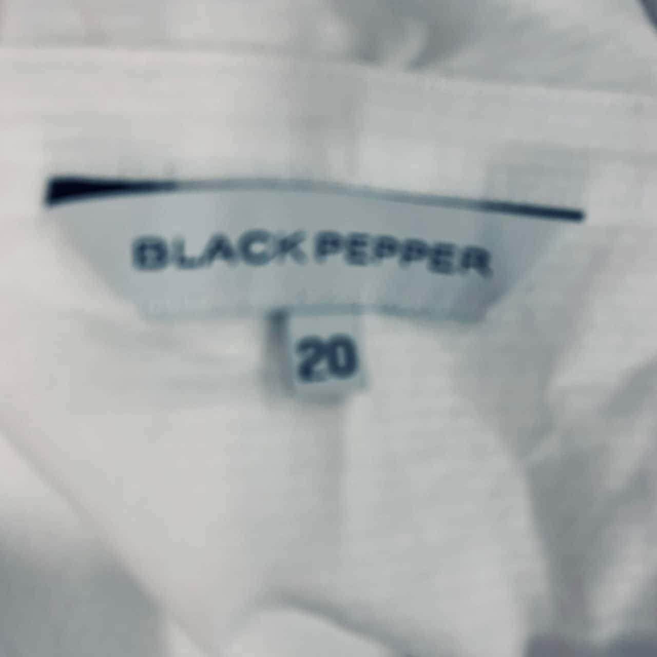 Black Pepper Womens Size 20 3/4 Sleeve / Button Up / Blouse White