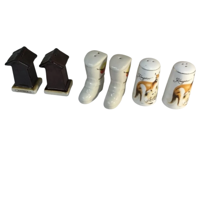 Vintage Salt and Pepper Shakers as pictured