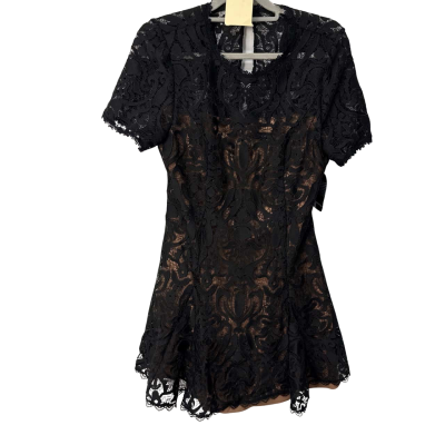 BNWT Forever New  Size 12 lace Mini Dress Black  rrp$209.99