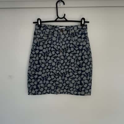 Gorman Womens  Size 8 Denim Skirt Blue 