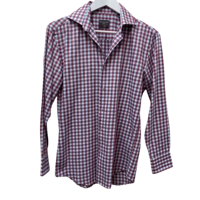 Van Heusen Mens Slim Fit Size S Business Shirt Checked 