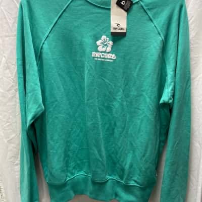 Rip Curl Mens  Size XS Crew Neck Jumper Green 