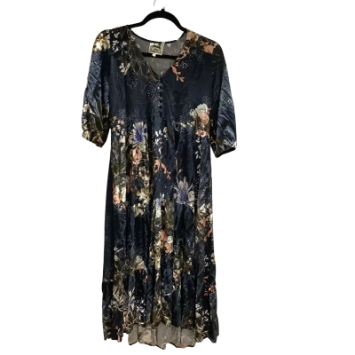 Jaase Womens  Size XS Maxi Dress Black  / Floral 