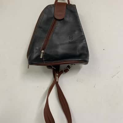 Vera Pelle Firenze Black Leather Bag 