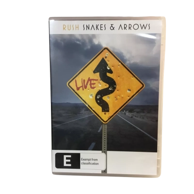 Rush Snakes and Arrows DVD 
