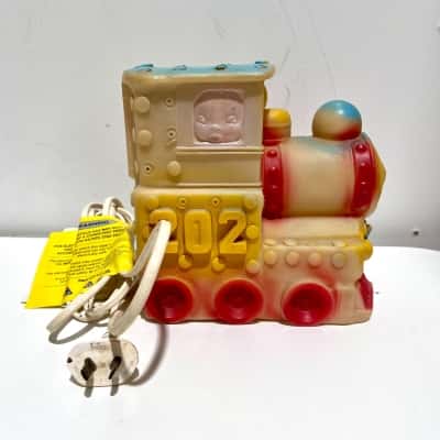 Vintage Netta Australia Night Light - Train 202 - Rubber / PVC, 1982
