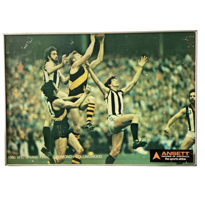 1980 VFL Grand Final Poster – Richmond vs Collingwood – Ansett Airlines