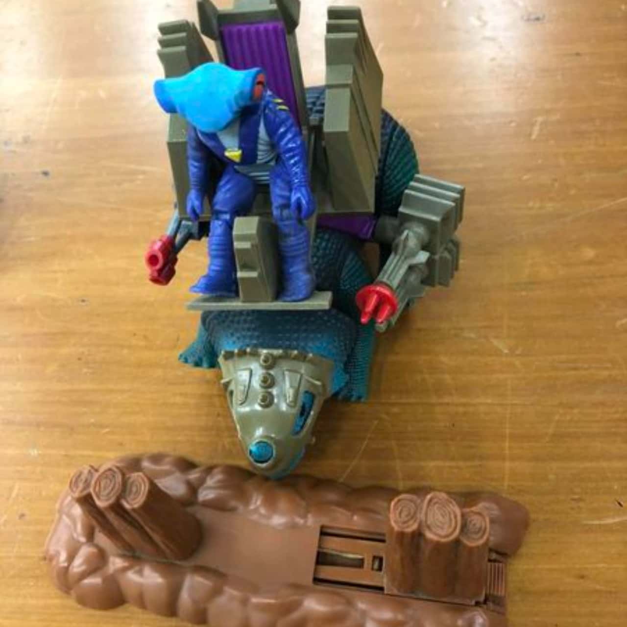 Figurine Dino-Riders Nova Rulon Demon - Tyco 1987 - Personnage