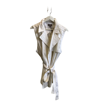 Brand New Sussan Womens Size 18 Vest Linen Jacket Off White 