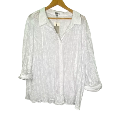  Bib Womens  Size 24 3/4 Sleeve Shirt 