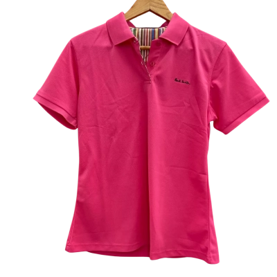 Paul Smith Womens Pink Polo Shirt Size XXXL  