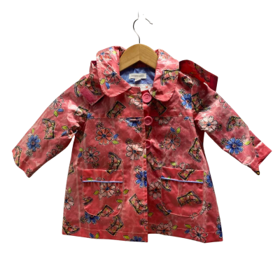 Pumpkin Patch Girls  Size 2 Pink Raincoat