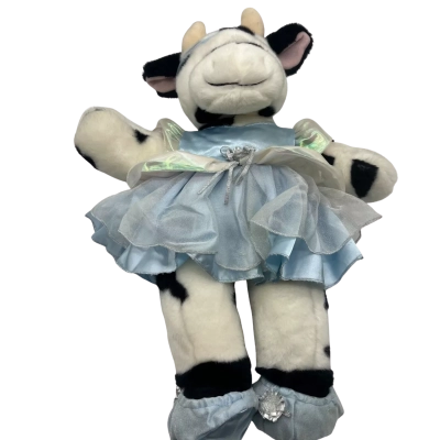 Blue Dress Cow Build-A-Bear