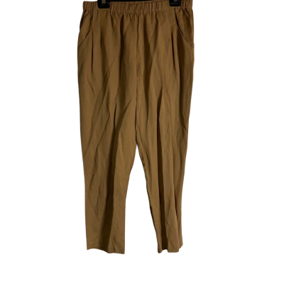 Little Lies Size 12 Straight Leg Pants Brown 