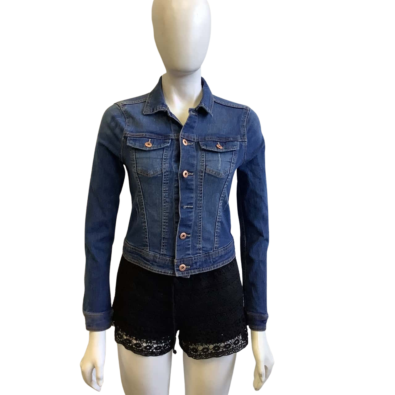 Love Tree Women's Size XS Denim Jacket Blue