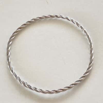 925 Sterling Silver GM 28 Bangle Bracelet 
