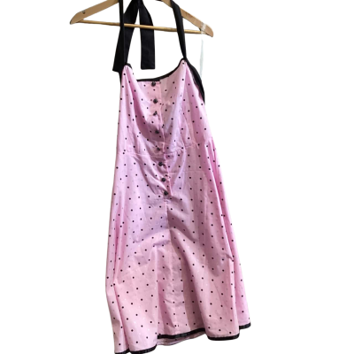  Womens  Size 12 Mini Dress Black  / Pink  / Silver 