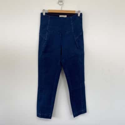 Sacha Drake Blue Stretch Jeggings Size 10 