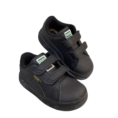 Puma Kids Size 4 Shoes Black  
