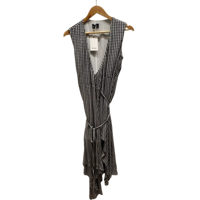 Bardot Womens  Size 10 Black Gingham Dress 