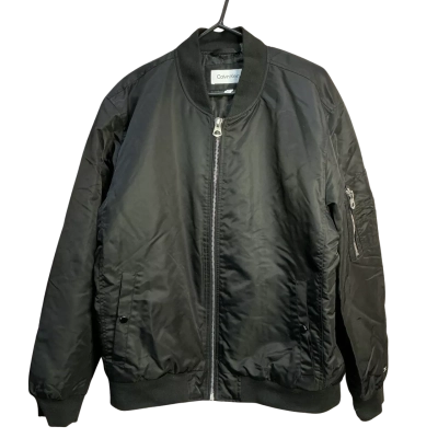 Calvin Klein Mens  Size XL Front Zipper / Winter Coat Black  
