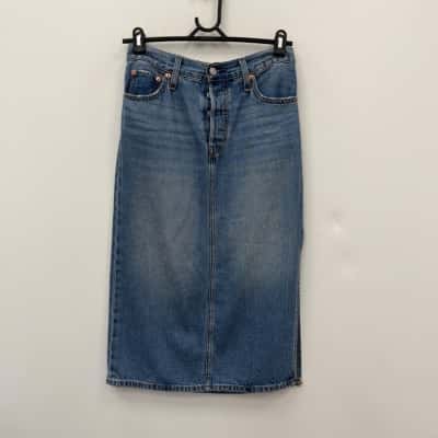 Levis Slide Slit Skirt - Size 26 