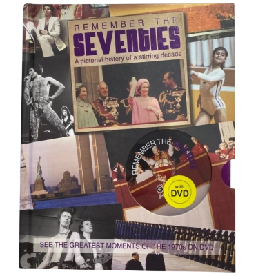 Remember The Seventies - A Pictorial History Of A Stirring Decade (Book & DVD)