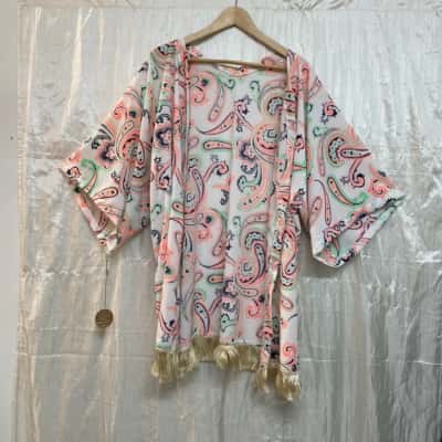 The Dreaming Closet  Womens  Size One Size Kimono Multicoloured - RRP $45