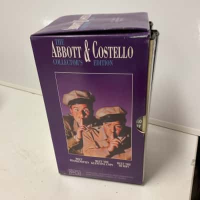 Vintage Abbott and Costello collectors edition vhs tapes