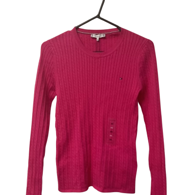 Women’s Tommy Hilfiger Size XS Pink Crew Neck Jumper