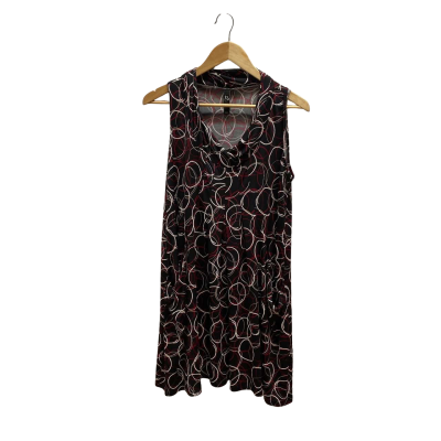 TS Womens  Size XXS Black Pattern Dress