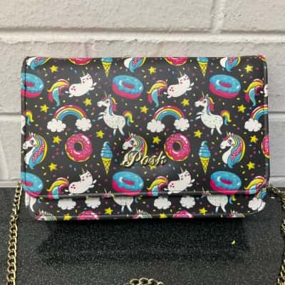 Unicorn and Donuts Handbag (B19)