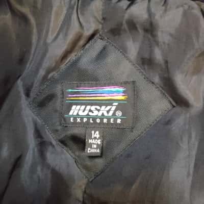 Huski Womens  Size 14 Black  