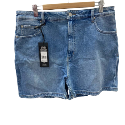 Lee Womens  Size 16 Denim Shorts Blue 