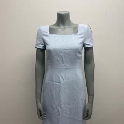 Womens Size 4 Port International Blue MIDI Dress