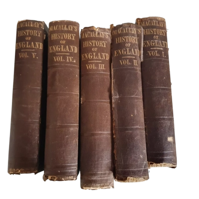 Macaulay's History of England Vol I to V (5 Books)