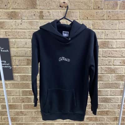 LSKD Womens mad happy oversized hoodie Size 3XS 