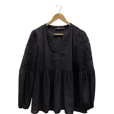 Sportsgirl Womens Size 10 Black Top