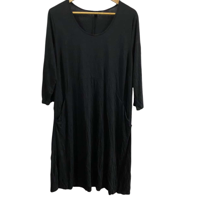 Taking Shape Womens  Size S Bon Voyage Modal Dress Black  