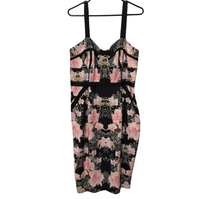 City Chic  Impressions Dress Womens  Size XS Floral 