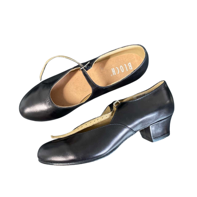 BLOCH Womens Leather Dance Shoes Size 5.5 Black  
