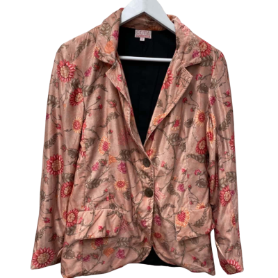 CIENNA women's front open Floral Jacket Size S