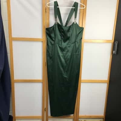 Dangerfield Deep Green Maxi Formal Dress