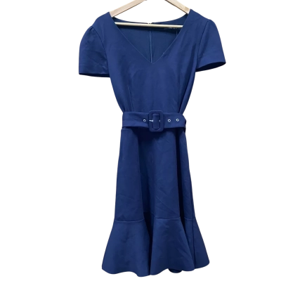 Portmans Navy Blue Cap Sleeve Dress Size S