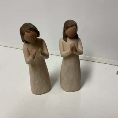 Willow tree sisters at heart set of 2 figurines
