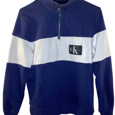 Calvin Klein Jeans Mens  Jacket Size XS Navy Blue / White 