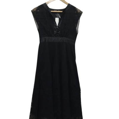  Flirty Frocks Womens Size 8 Black Dress RRP: $99.95